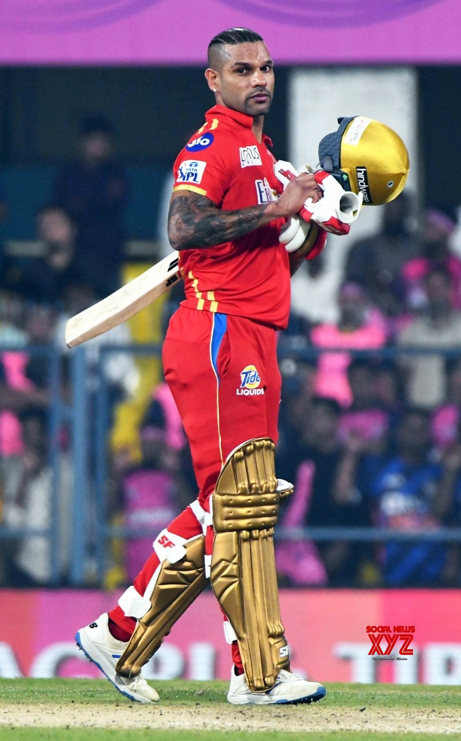 Guwahati: PBKS Captain Shikhar Dhawan During The IPL 2023 Match # ...