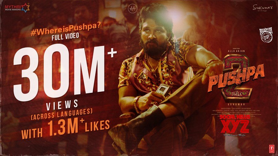 Allu Arjun Starrer Pushpa 2 Glimpse Goes Viral - Social News XYZ