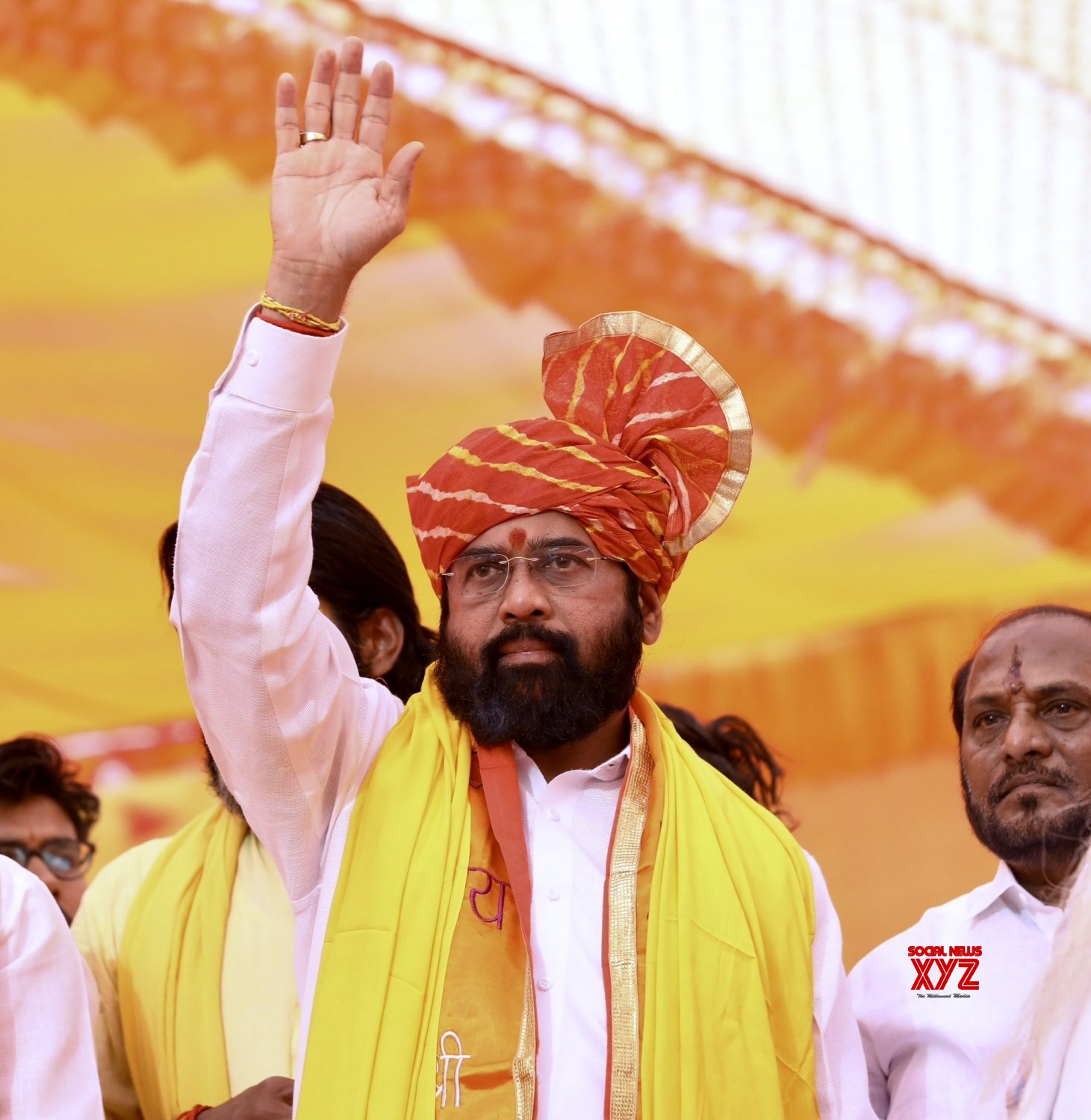 Ayodhya: Maharashtra Chief Minister Eknath Shinde During 'Mahant ...