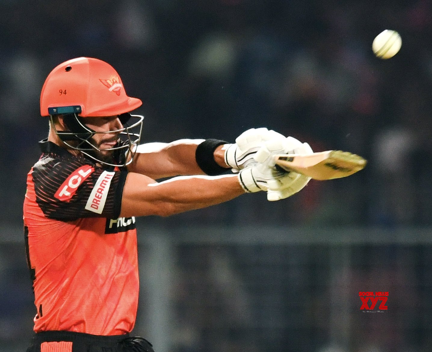 Kolkata: - SRH Captain Aiden Markram Plays A Shot During The IPL 2023 ...