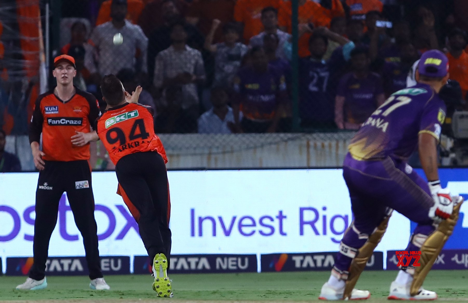 Hyderabad : SRH's Captain Aiden Markram Takes A Successful Catch To ...