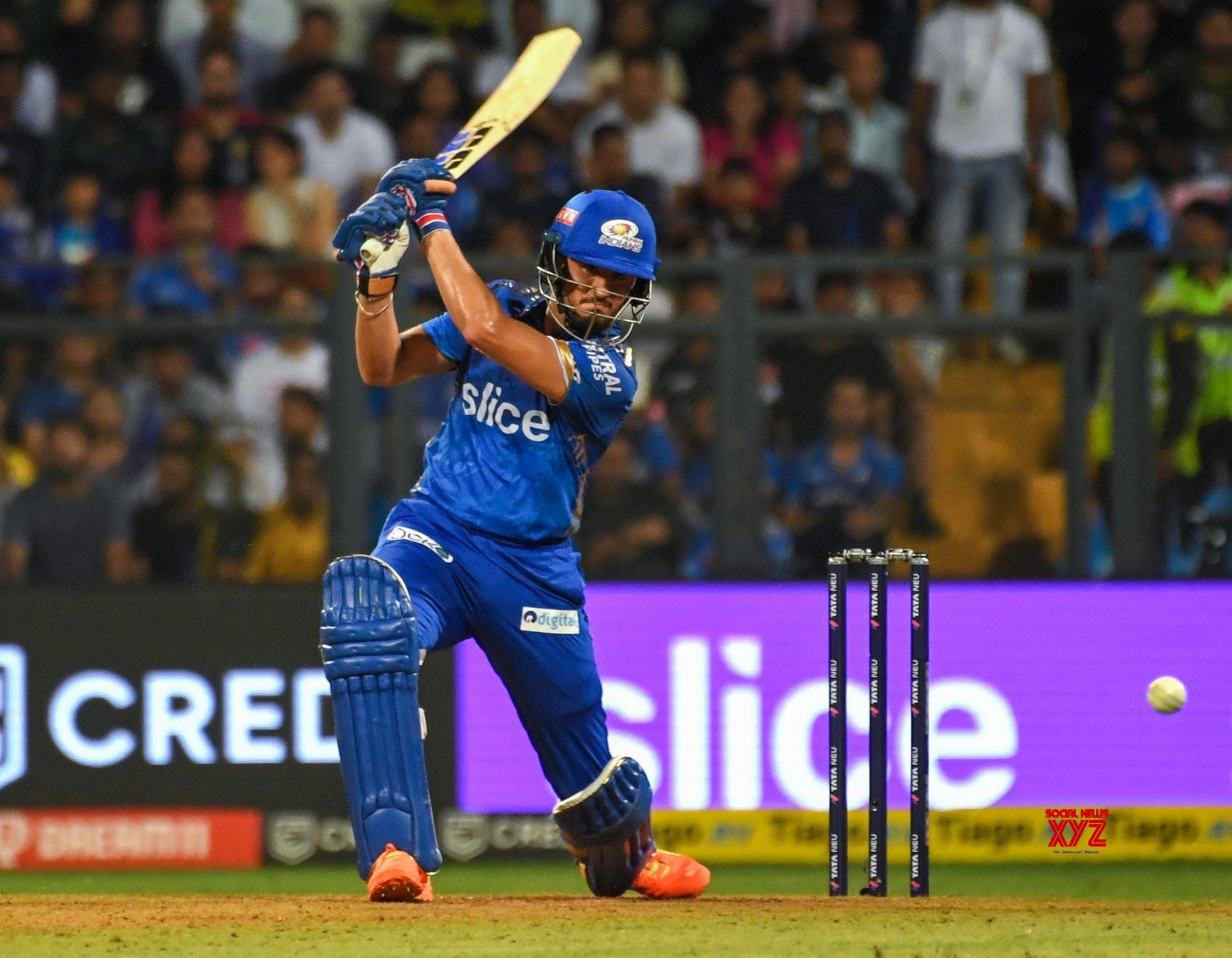 Mumbai : Mumbai Indians' Nehal Wadhera Plays A Shot #Gallery - Social ...