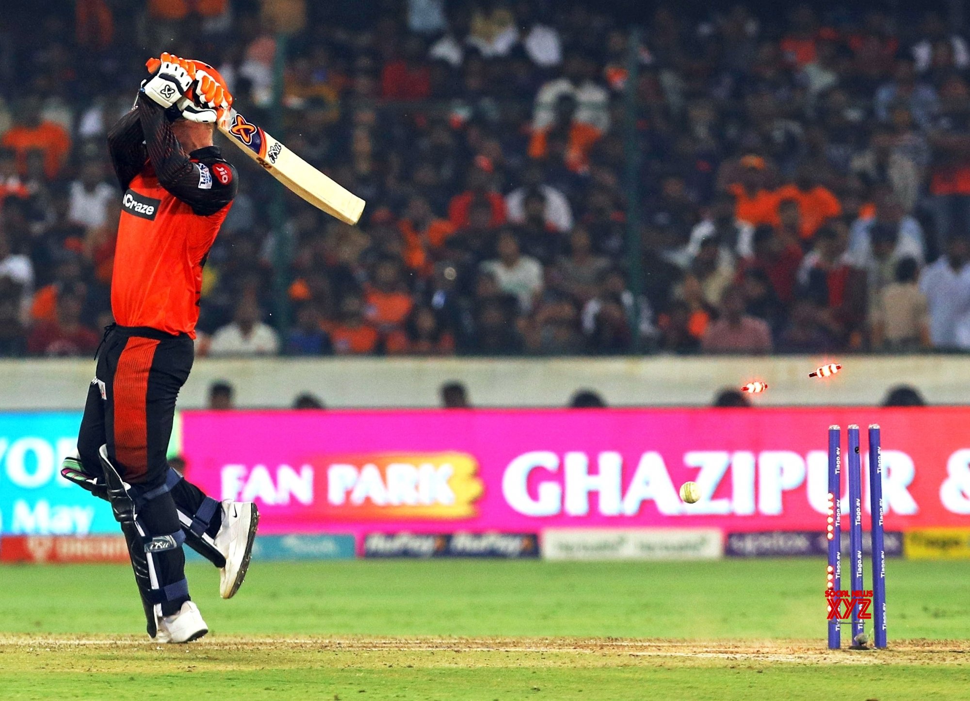 : Hyderabad: SRH's Batsman Heinrich Klaasen Is Bowled During The IPL ...