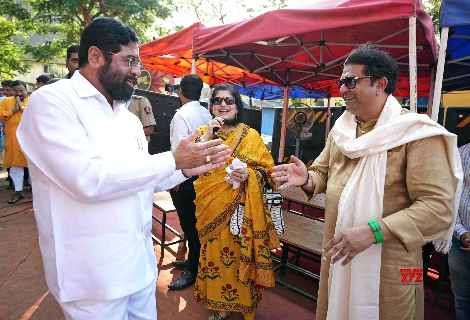 :Raigad: Chief Minister Of Maharashtra Eknath Shinde Greets Maharashtra ...