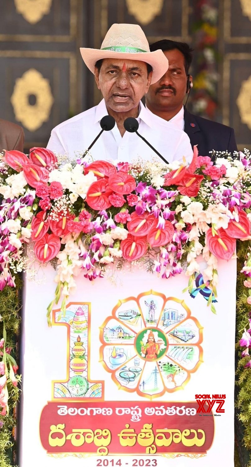 Hyderabad: Telangana Chief Minister K. Chandrasekhar Rao Addresses ...