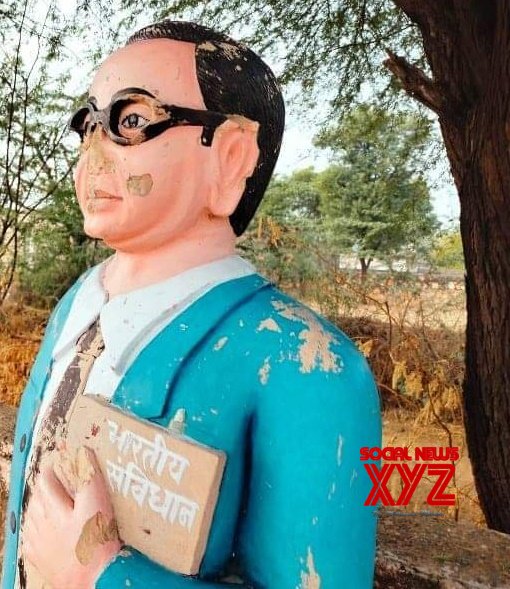 Ambedkar Statue In Lucknow Vandalised, Protest Erupts - Social News XYZ