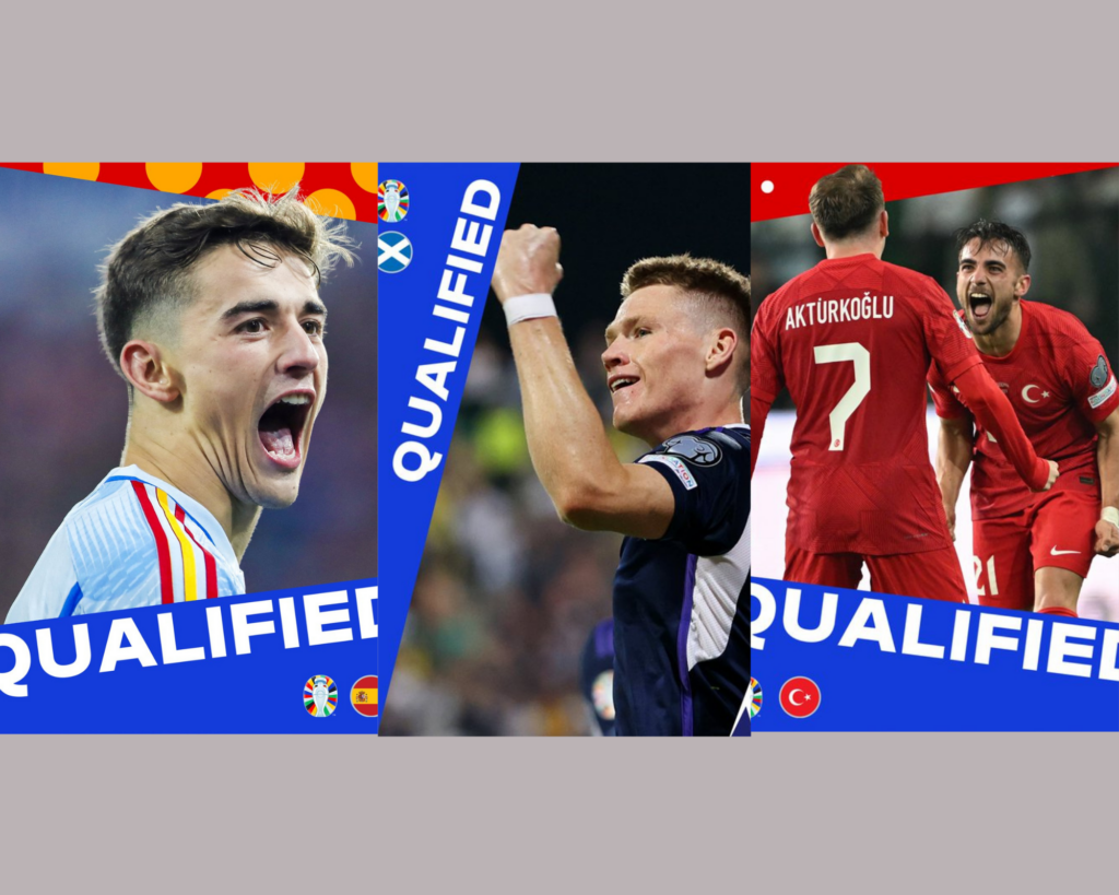 Spain, Scotland and Türkiye secure qualification for Euro 2024 Social