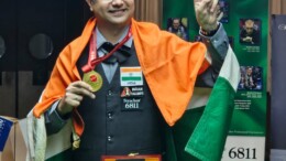 Ulaanbaatar: Kamal Chawla wins a gold medal in mens category in IBSF world 6Red Snooker Championships 2024 at MBA Snooker Academy in Ulaanbaatar, Mongolia on Wednesday, September 25, 2024. (Photo: IANS)