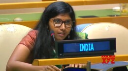 New York: Indian diplomat Bhavika Mangalanandan speaks during the 79th the United Nations General Assembly (UNGA) at U.N. headquarters in New York on Friday, September 27, 2024. (IANS)