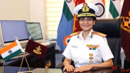 New Delhi: Vice Admiral Arti Sarin takes over as the Director General Armed Forces Medical Services in New Delhi on Tuesday, October 01, 2024. She is the first woman officer to take over as the head of the Tri-service Armed Forces Medical Services. (IANS)