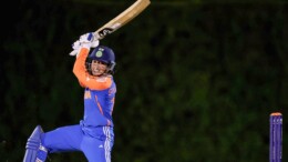 Dubai: India's Smriti Mandhana plays a shot during the ICC Women's T20 World Cup warm-up match between India and South Africa at the ICC Academy in Dubai on Tuesday, October 01, 2024. (Photo: IANS)