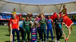 Dubai: The ten captains pose for a photograph at the ICC Women's T20 World Cup 2024 Captains' Day in Dubai on Wednesday, October 2, 2024. (Photo: IANS)