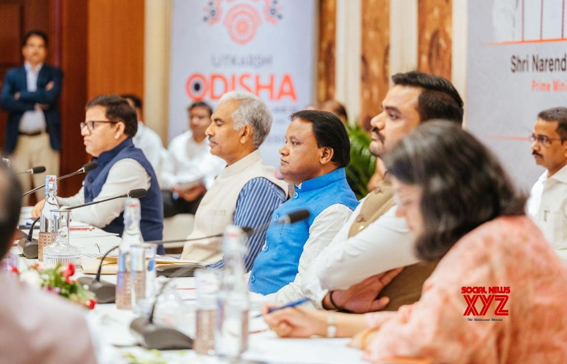 New Delhi : Odisha CM Mohan Charan Majhi at the Utkarsh Odisha' Make In Odisha Conclave #Gallery