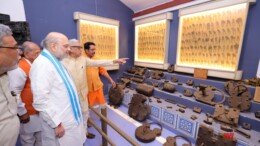 Ahmedabad: Union Home Minister Amit Shah inaugurates a metal vessel museum set up by Vichar Trust in Ahmedabad on Thursday, October 3, 2024. (Photo: IANS)