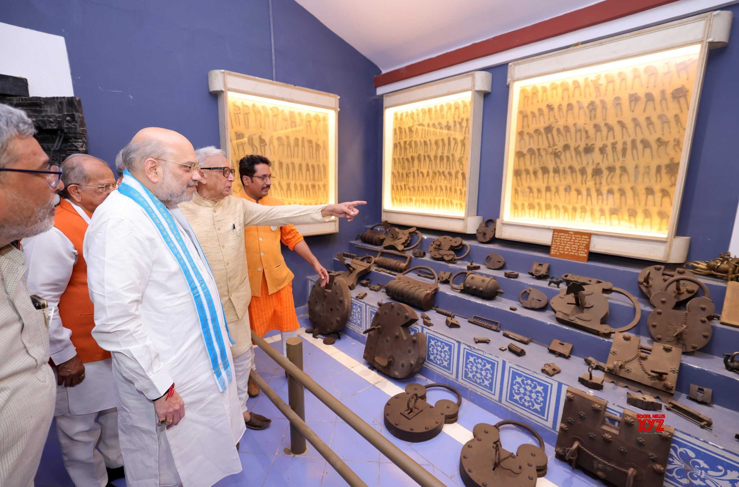 Ahmedabad: Union Home Minister Amit Shah inaugurates a metal vessel museum #Gallery