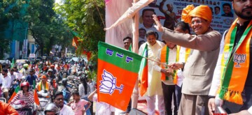 Mumbai: Union Minister Piyush Goyal during the statue unveiling ceremony of Vinayak Damodar Savarkar at Veer Savarkar Chowk, Malad West in North Mumbai on Sunday, October 06, 2024. (Photo: IANS)