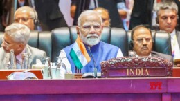 Vientiane: Prime Minister Narendra Modi during the 19th East Asia Summit in Vientiane, Laos on Friday October 11, 2024. (Photo: IANS)