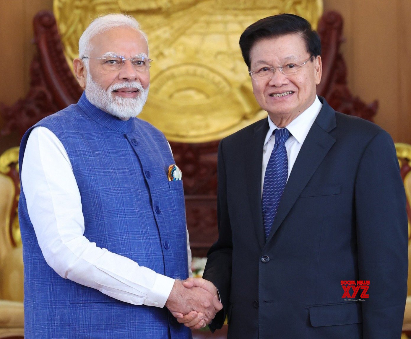 Vientiane: el primer ministro Modi se reúne con Thongloun Sisoulith #Galería