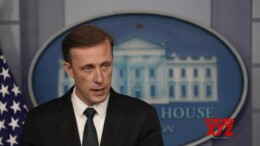 (210817) -- WASHINGTON, Aug. 17, 2021 (Xinhua) -- U.S. National Security Adviser Jake Sullivan addresses a press briefing at the White House in Washington, D.C., the United States, on Aug. 17, 2021. The Taliban told the United States that they would provide safe passage of civilians to Kabul airport, Sullivan said on Tuesday. (Photo by Ting Shen/Xinhua)