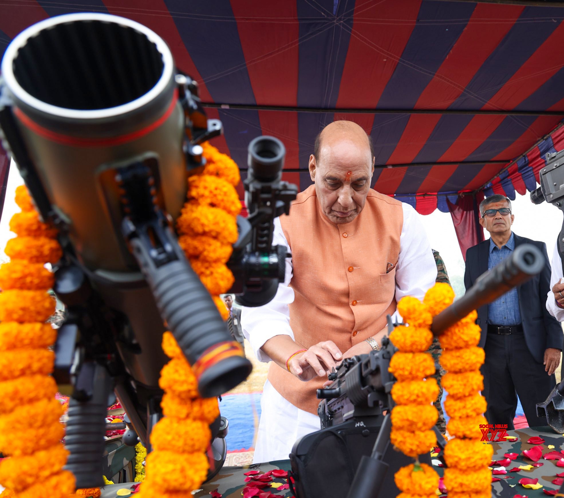 Darjeeling: Rajnath Singh realiza Shastra Puja #Galería