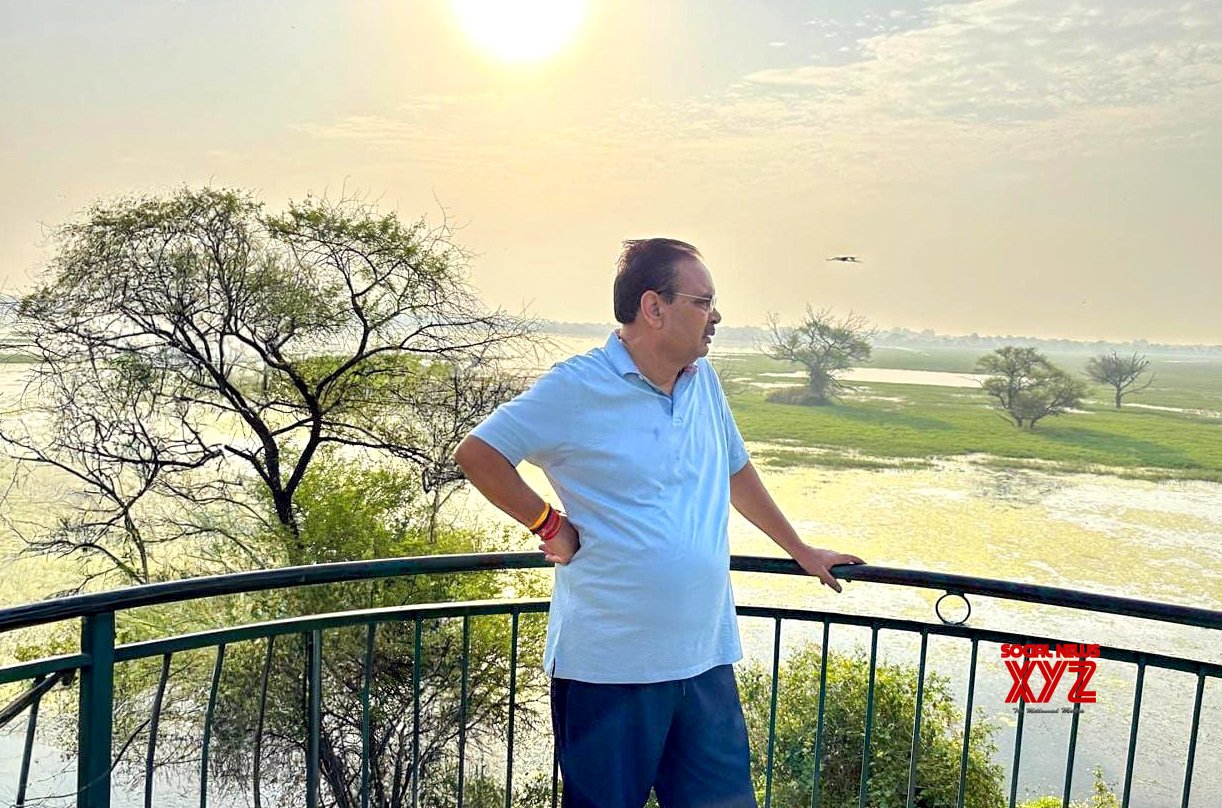 Bharatpur: Bhajan Lal Sharma did birdwatching at the Keoladeo Ghana National Park - #Gallery