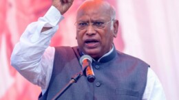 Kathua: Congress National President Mallikarjun Kharge addresses an election rally at Jasrota ahead of the Jammu and Kashmir polls in Kathua on Sunday, September 29, 2024. (Photo: IANS)