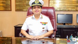 New Delhi: Surgeon Vice Admiral Kavita Sahai, SM, VSM assumes charge as Director General Medical Services (Navy) in New Delhi on Monday, October 14, 2024. (Photo: IANS)