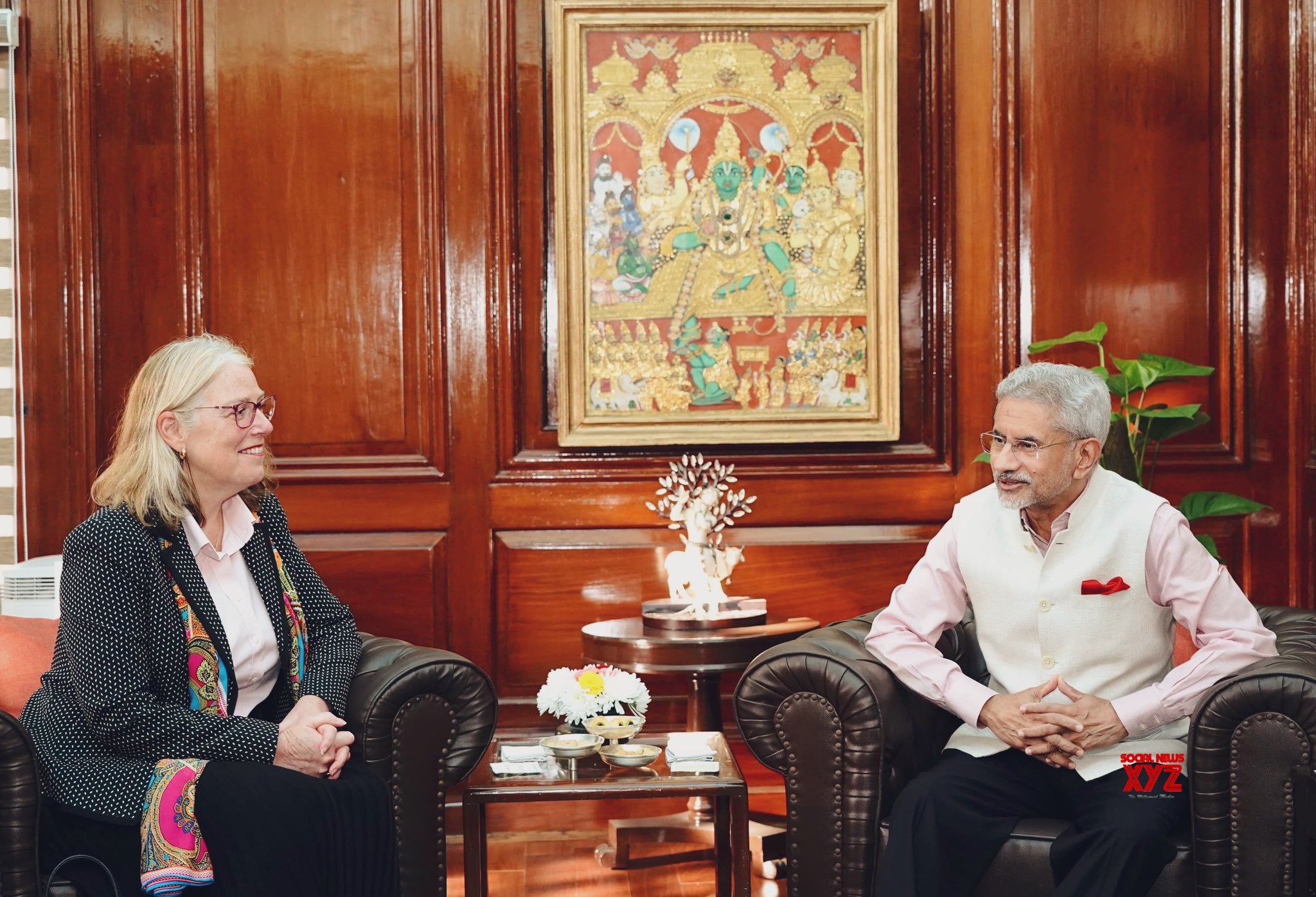 Nueva Delhi: el Ministro de Asuntos Exteriores, S. Jaishankar, se reúne con el Secretario de Asuntos Exteriores de Australia, Ian Adams #Galería