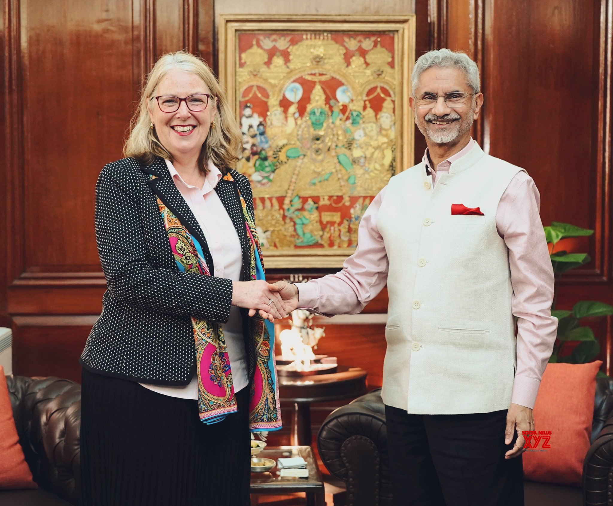 Nueva Delhi: el Ministro de Asuntos Exteriores, S. Jaishankar, se reúne con el Secretario de Asuntos Exteriores australiano, Ian Adams #Galería