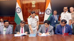 New Delhi: Ministry of Defence signs contracts with the US Government for the procurement of 31 MQ-9B RPAS drones and with General Atomics for logistics support, in the presence of Defence Secretary Giridhar Aramane in New Delhi on Tuesday, October 15, 2024. (Photo: IANS)