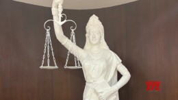 New Delhi: The statue of the Goddess of Justice at the Supreme Court. The statue’s traditional blindfold has been removed, symbolizing transparent justice. Additionally, the sword in her hand has been replaced with a copy of the Constitution, emphasizing the primacy of the rule of law over force. (IANS)