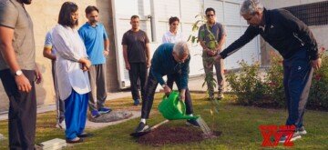 Islamabad: External Affairs Minister S. Jaishankar plants a sapling as part of the 'Ek Paid Maa Ke Naam' campaign at the Indian High Commission premises in Islamabad on Tuesday, October 17, 2024. (Photo: IANS)