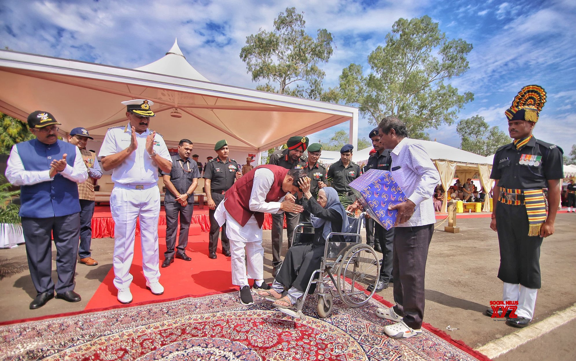 Bhopal: presente el ministro principal de Madhya Pradesh, Mohan Yadav "Manifestación de ex militares."  #Galería