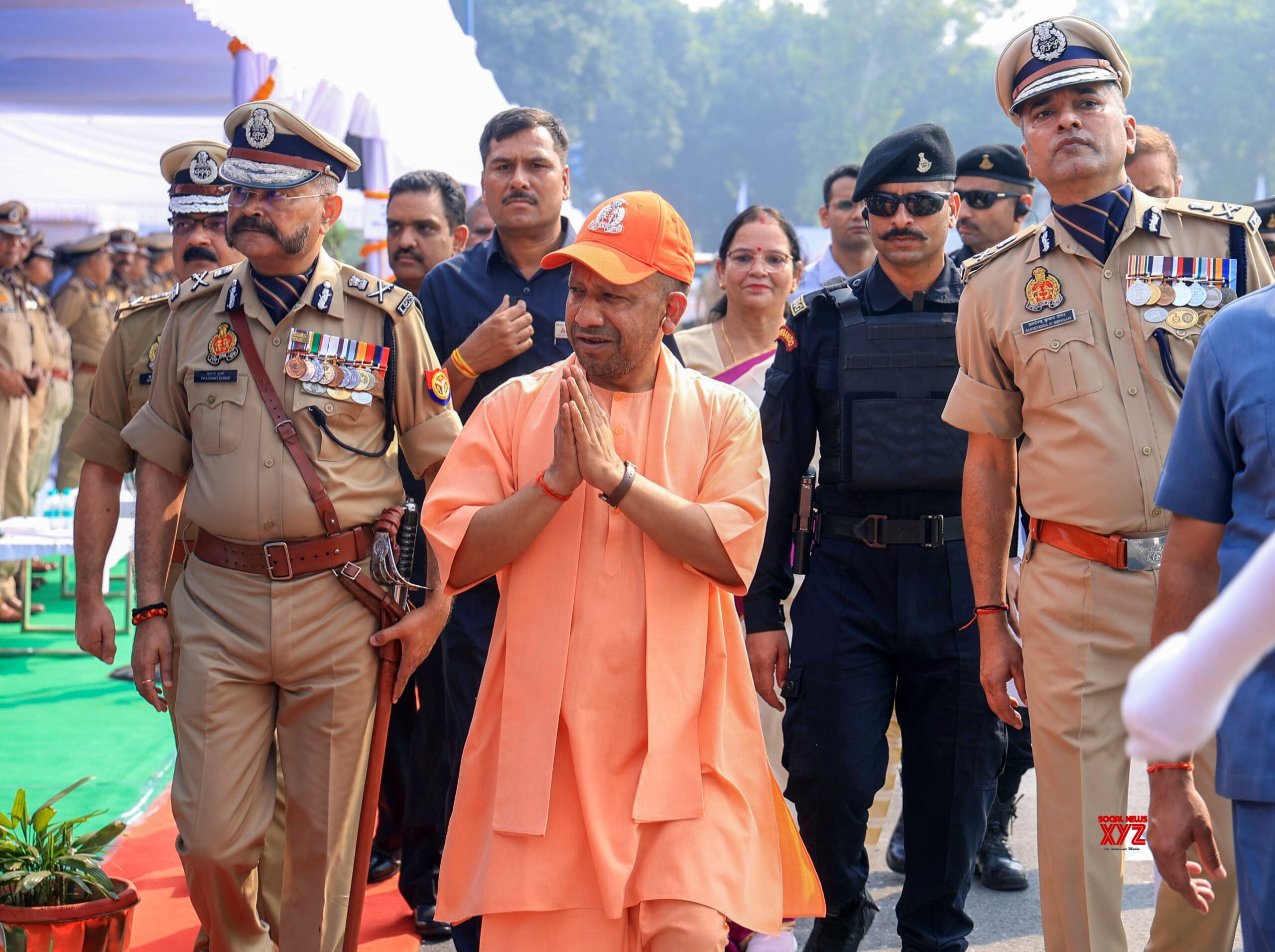 Lucknow: Ministro Principal de Uttar Pradesh, Yogi Adityanath #Galería