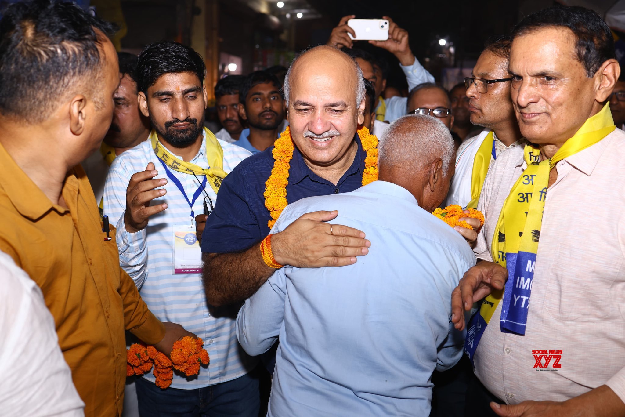 Nueva Delhi: Manish Sisodia, ex viceministro principal de Delhi y líder de la AAP, en Padyatra #Gallery