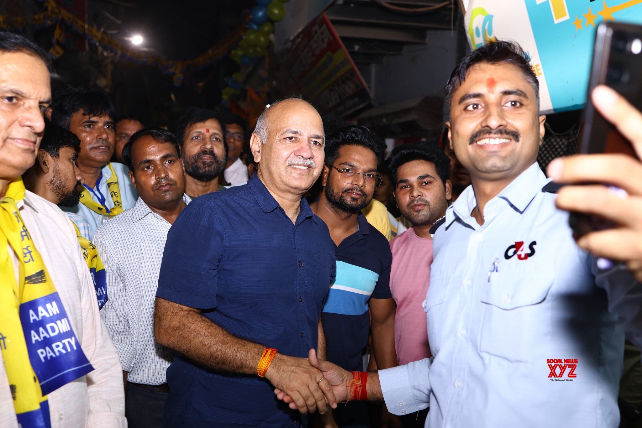 Nueva Delhi: Manish Sisodia, ex viceministro principal de Delhi y líder de la AAP, en Padyatra #Gallery