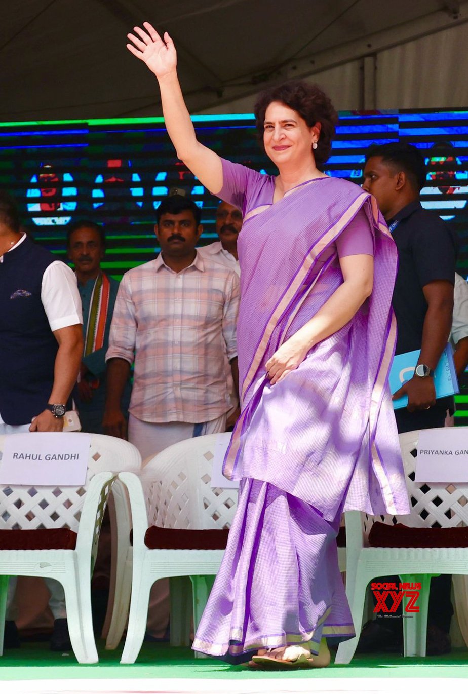 Wayanad: reunión pública de la candidata al Congreso Priyanka Gandhi Vadra #Galería