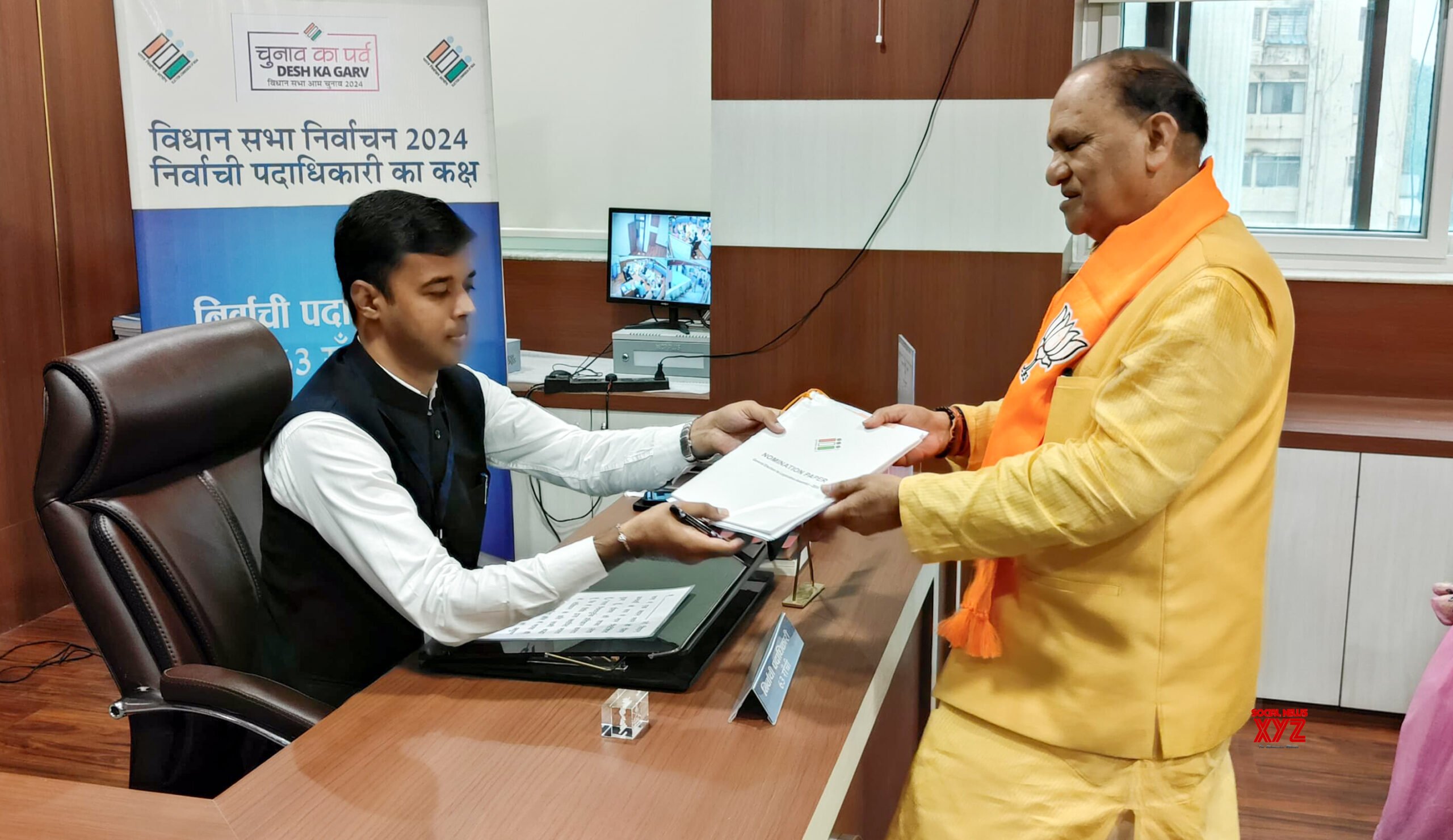 Ranchi: BJP candidate CP Singh files his nomination papers #Gallery