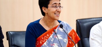 New Delhi: Delhi Chief Minister Atishi during a review meeting regarding the deployment of pollution control-related works in New Delhi on Thursday, October 24, 2024. (Photo: IANS)