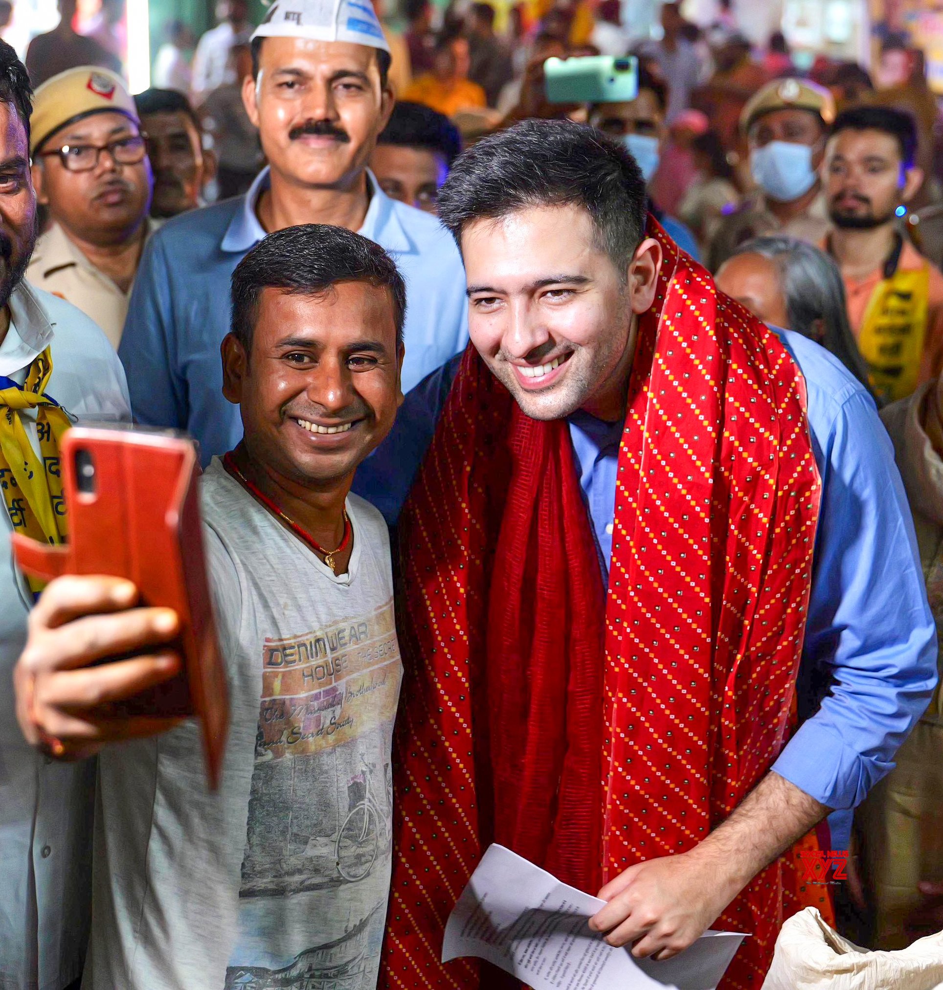 New Delhi : AAP leader Raghav Chadha conducts a public outreach programme #Gallery