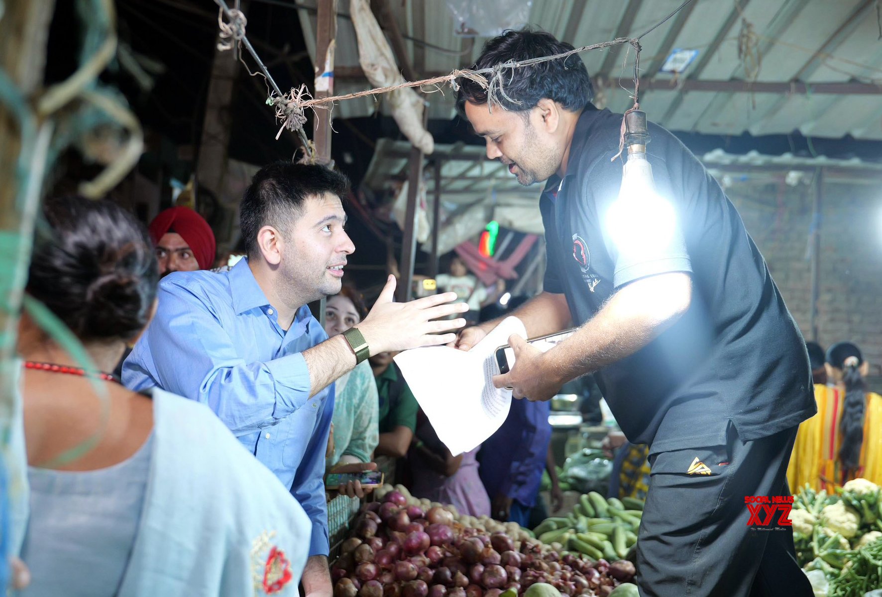 New Delhi : AAP leader Raghav Chadha conducts a public outreach programme #Gallery