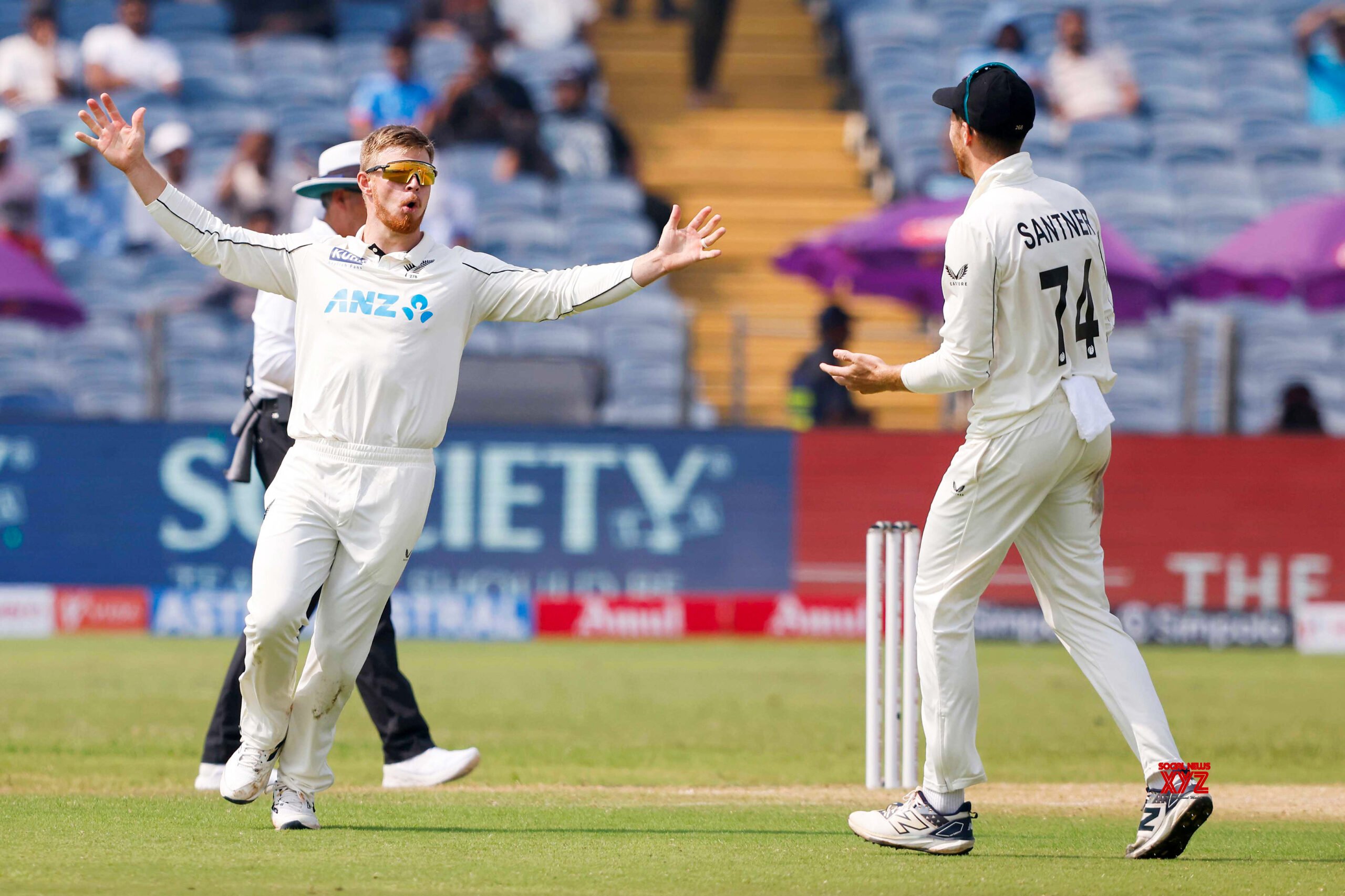 2nd Test: Santner’s seven-fer and Latham’s 86 put New Zealand on verge of a series win (Lead)