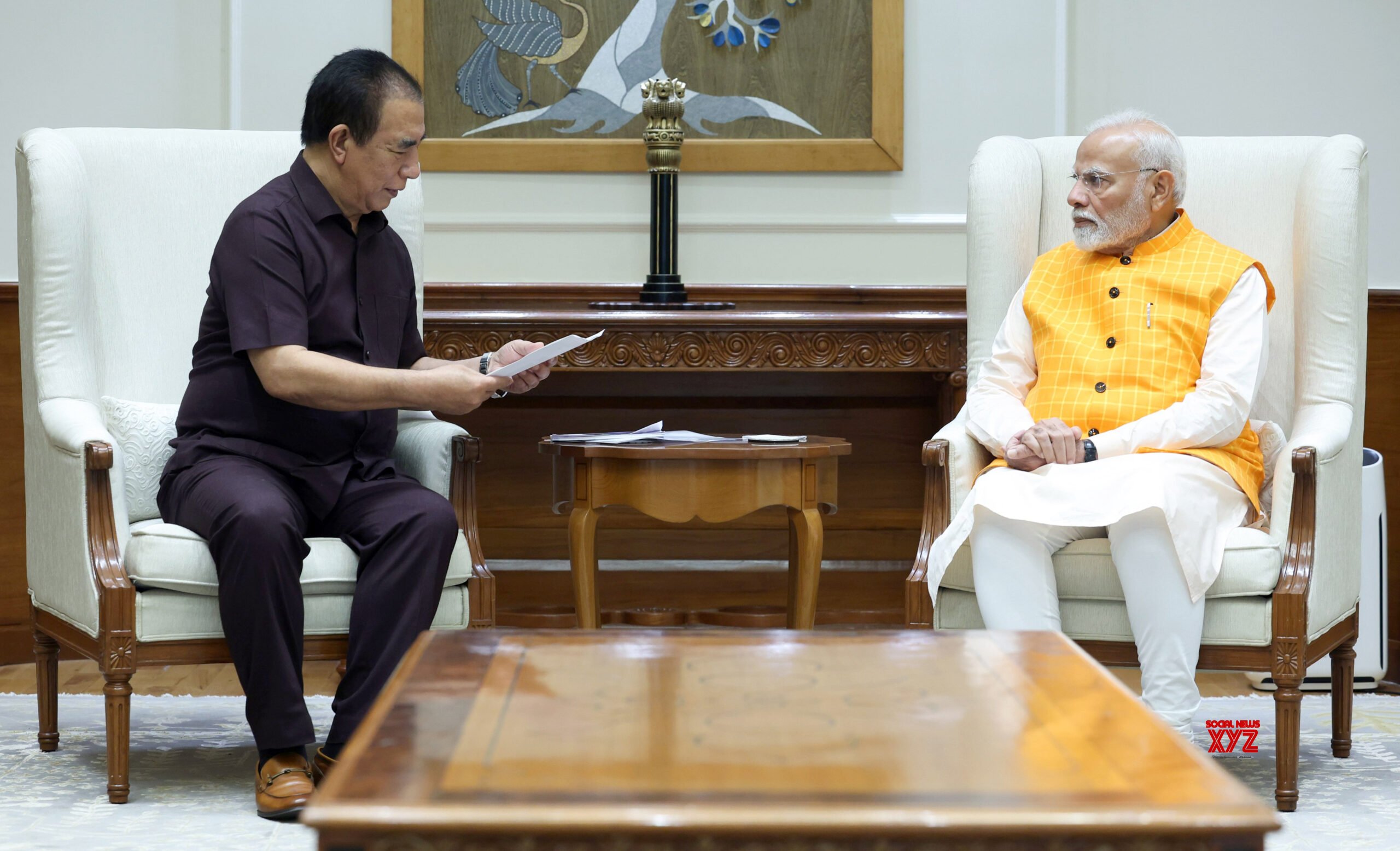 Nueva Delhi: Mizoram CM Lalduhoma se reúne con el primer ministro Modi #Galería