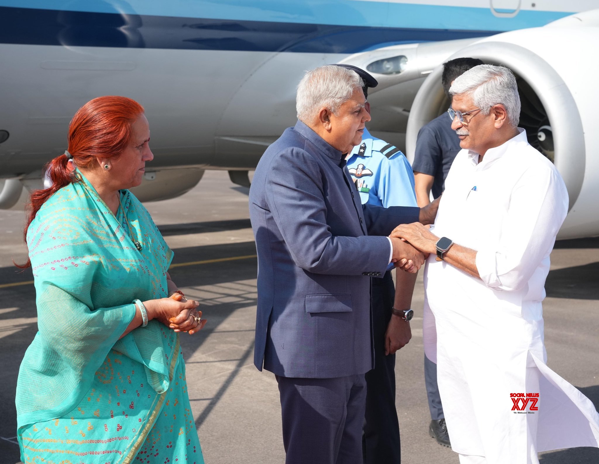 Jodhpur: el vicepresidente Jagdeep Dhankhar llega a Rajasthan #Galería