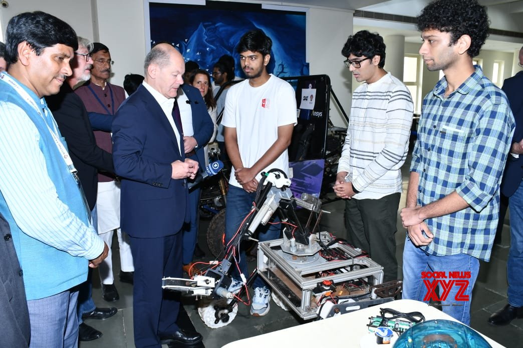 Sankaole: el canciller alemán Olaf Scholz durante su visita al campus BITS Pilani KK Birla Goa #Galería