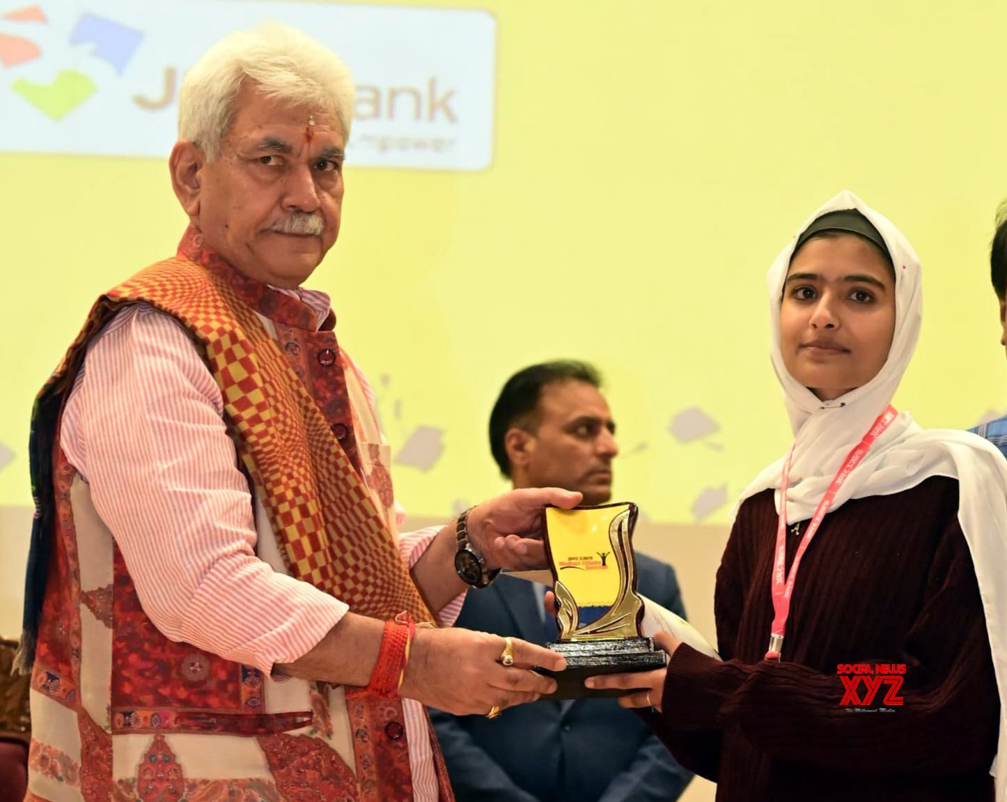 Srinagar: Jammu and Kashmir LG Manoj Sinha attends Amar Ujala's 'Medhavi Chhatra Samman Samaroh' #Gallery