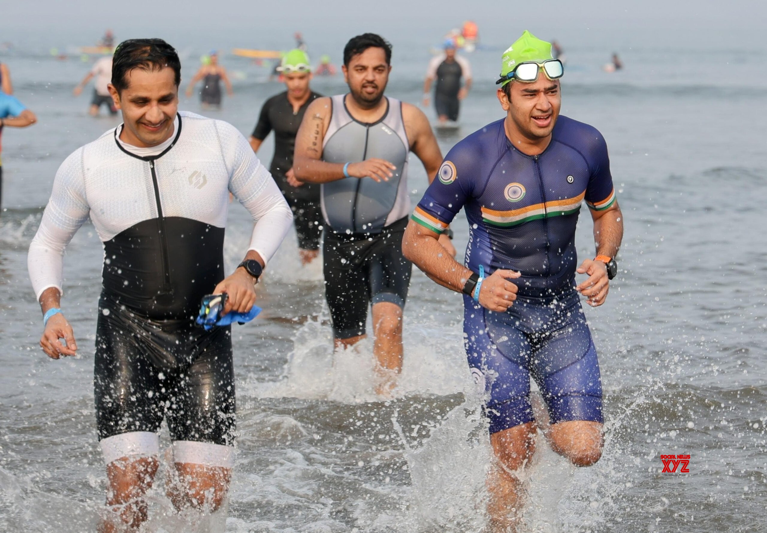 Panaji: BJP MP Tejasvi Surya participates in the 2024 IRONMAN 70.3 triathlon - #Gallery