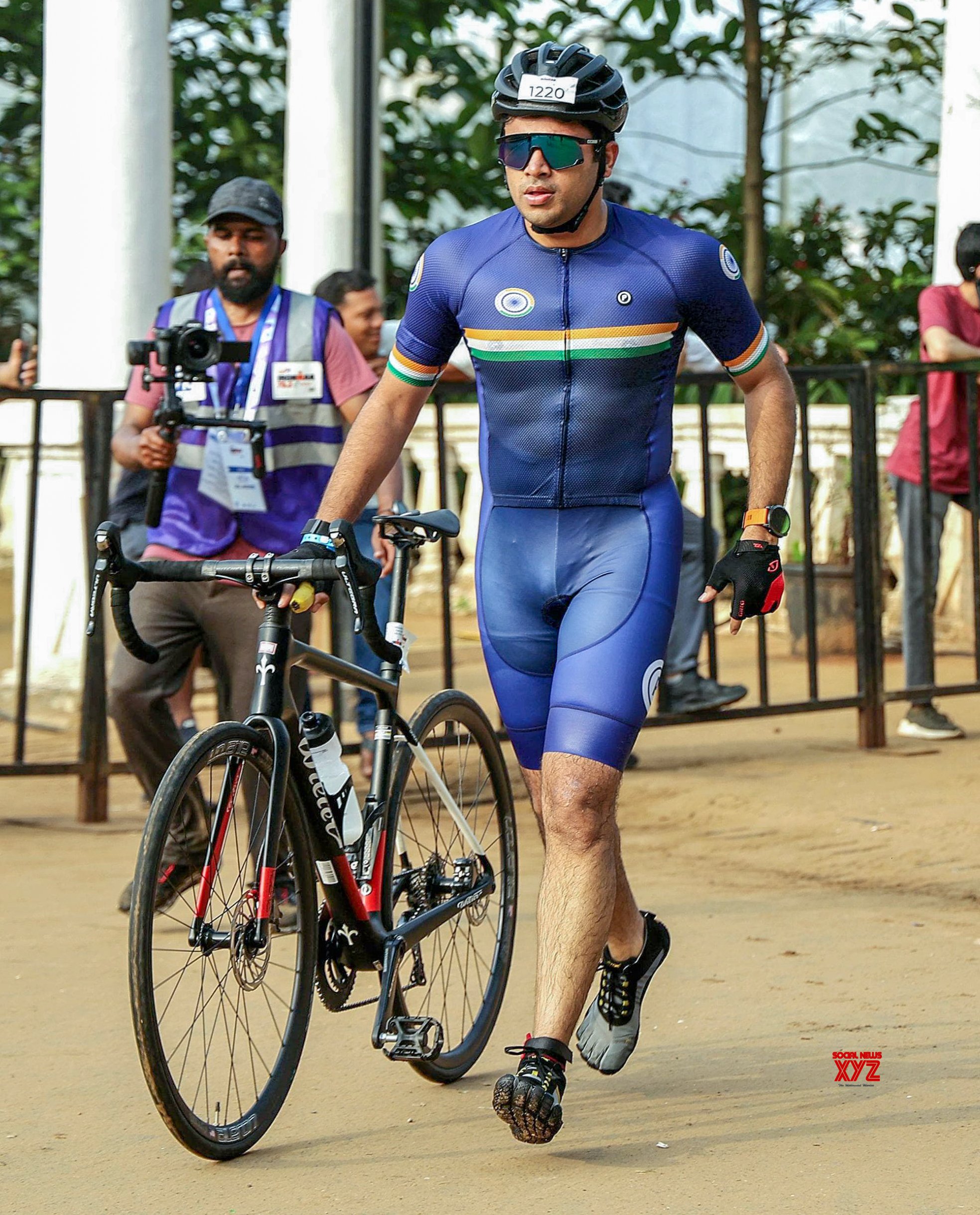 Panaji: BJP MP Tejasvi Surya participates in the 2024 IRONMAN 70.3 triathlon - #Gallery