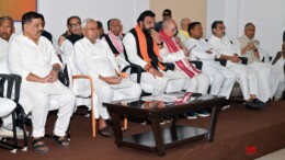 Patna: Bihar Chief Minister Nitish Kumar chairs an NDA meeting at his residence to discuss strategies for the upcoming Bihar Assembly Elections 2025, with Deputy CMs Samrat Choudhary and Vijay Kumar Sinha in attendance, among other key leaders, in Patna on Monday, October 28, 2024. (Photo: IANS)