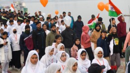 Srinagar: Participants in the "Run for Unity" on National Unity Day, commemorating the birth anniversary of Sardar Vallabhbhai Patel, in Srinagar on Tuesday, October 29, 2024. (Photo: IANS)